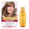 Excellence Hair Color 7.1 Blonde + Oil Hair Enhancer Serum