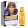 Excellence Hair Color 7.12 Cool Pearl Blonde + Oil Hair Enhancer Serum