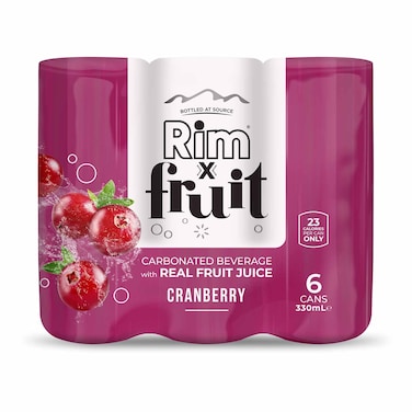 Rim Sparkling Cranberry 330ML X6