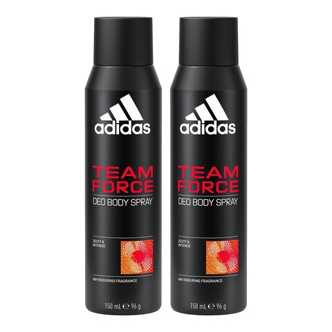 Buy Adidas Deo For Men Team Force 2X150ML Online Carrefour Lebanon