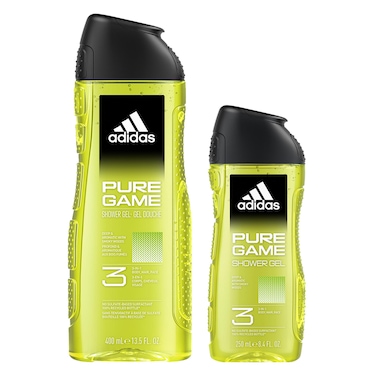 Adidas Shower Gel For Men Pure Game 400+250ML Free