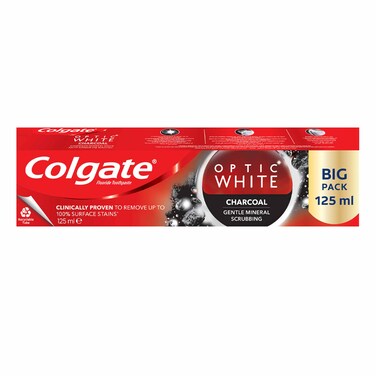 Colgate Tooth Paste Optic White Charcoal 125ML
