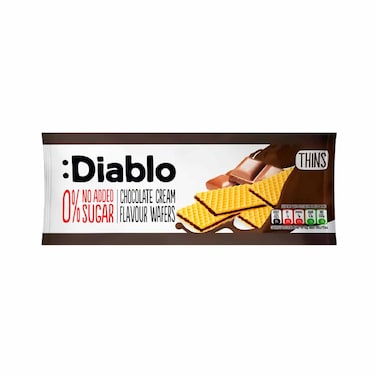 Diablo Milk Chocolate Wafer Zero Sugar 160GR