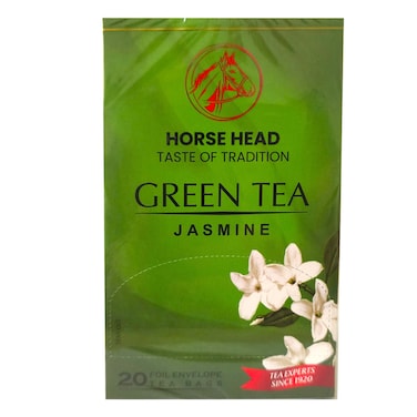 Horse Head Green Tea Jasmine 20 Bags