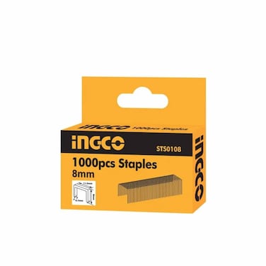 Ingco Staples 1000 Pieces 8MM