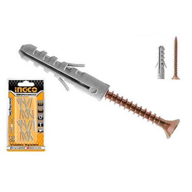 Ingco Screw Plug Sets 10 Pieces St5.0X50MM