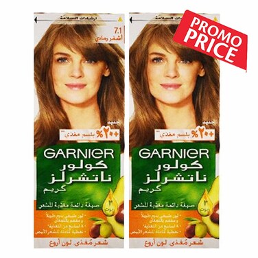Garnier Color Nature Ash Blonde N7.1 X2