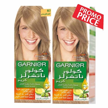 Garnier Color Nature Light Ash Blonde N8.1 X2