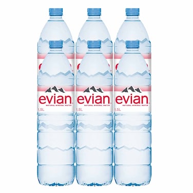 Evian Eau Minerale 1.5L 5+1 Free