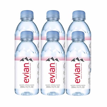 Evian Prestige Pet 330ML 5+1 Free