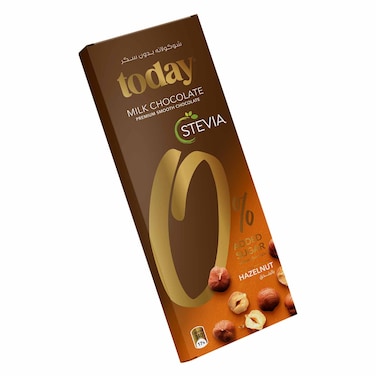 Today Sugar Free Stevia Milk Chocolate Hazelnut 65GR