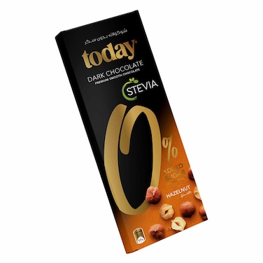 Today Sugar Free Stevia Dark Chocolate Hazelnut 65GR