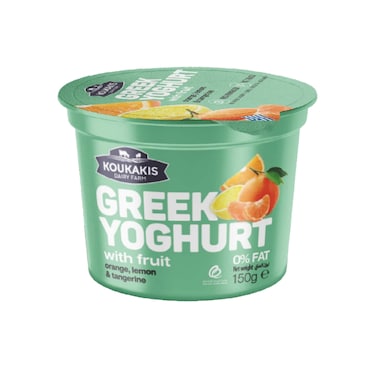 Koukakis Yogurt Orange Lemon And Tangerine 150GR