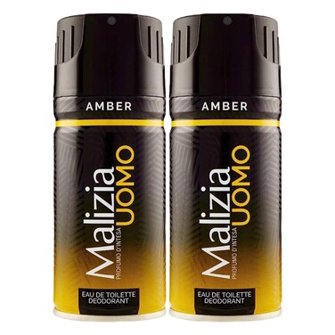 Malizia Men Deo Amber 150MlX2