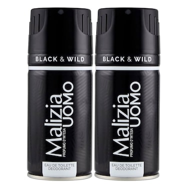 Malizia Men Deo Black 150MlX2