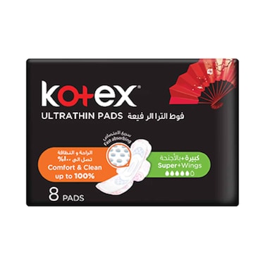 Kotex Ultra Thin Super 8 Pads 30% Off