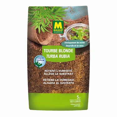 Masso Garden Tourbe Blonde 5L