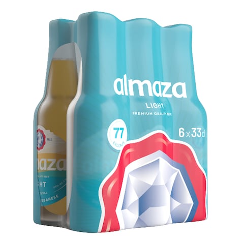 Almaza Light Beer 330ml x Pack of 6