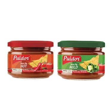 Puidor Salsa Dip Mild 280GR With Hot 280GR