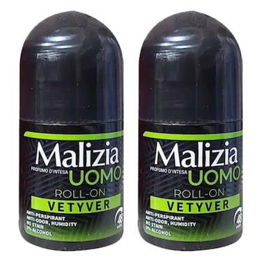 Malizia Men Roll On Vetyver 2X50ML
