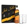 Johnnie Walker Black Label 750ML +2 Glasses