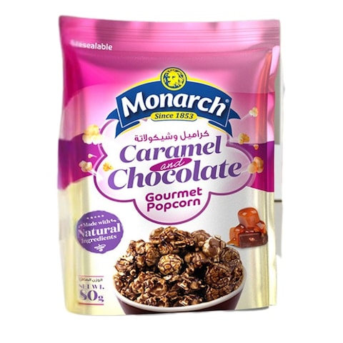 Buy Monarch Popcorn Chocolate Caramel 80GR Online | Carrefour Lebanon