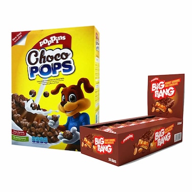 Poppins Choco Pops 750GR+ Bing Bang Peanut Cream 20GRX24