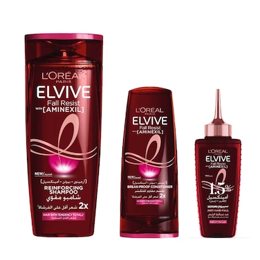Elvive Fall Resist&nbsp;Shampoo 400ML+Conditioner 200ML + Serum 100ML