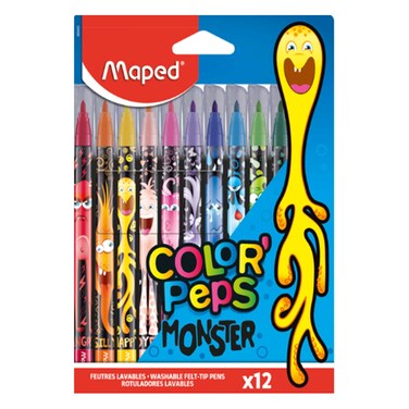 Color Peps Felttip Monster 12Colors