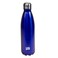 Water Bottle Stainless Steel Blue 0.5L