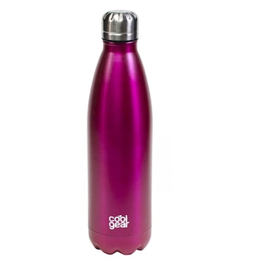 Water Bottle Stainless Steel Purple 0.5L