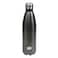 Water Bottle Stainless Steel Black 0.5L