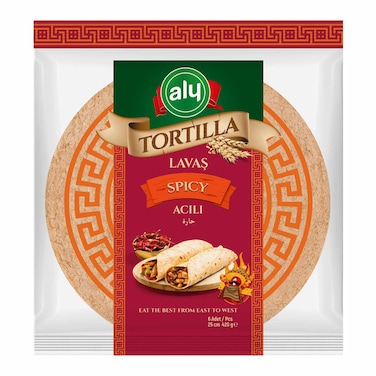 Aly Spicy Tortilla 25CM 6Pieces