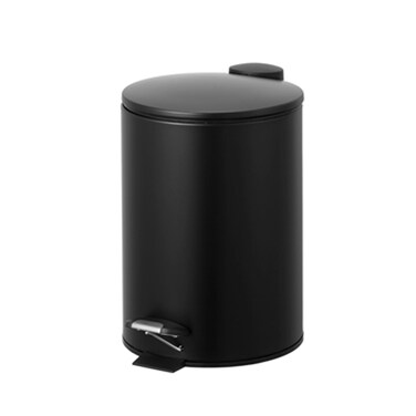 Thin Lid Black Pedal Bin3L