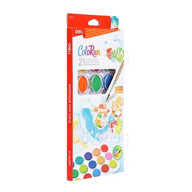 VAL.DELI  WATERCOLOR PAINT 21COL.