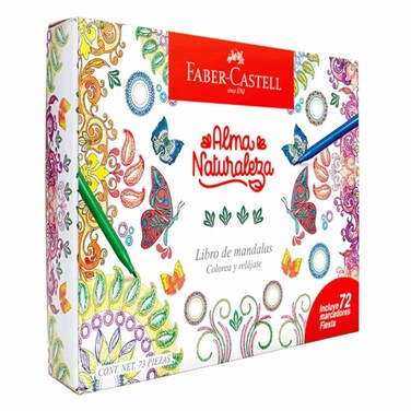 Faber Castle Set Mandala Book With 60 Pen