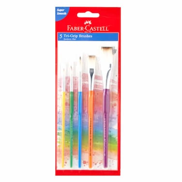 Faber Castle Brush Tri Grip Mix 5 Pieces