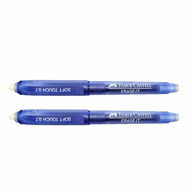 Faber Castle Erasable Gel Roller 0.7Mm 2 Blue