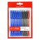 Faber Castle Ball Pens Tri Flow 6 Blue 3 Black 1 Red