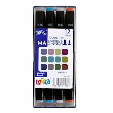 Marker Pastel 12 Colors