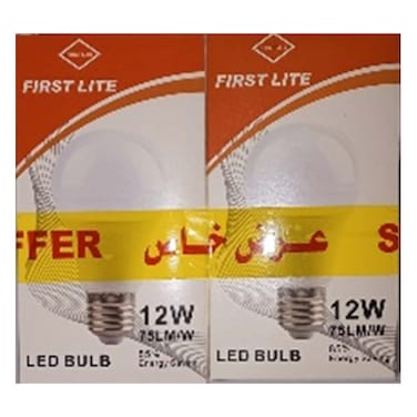 Lcdc Led Bulbs 12W  White X2