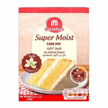 Carrefour Cake Mix Vanilla 500GR