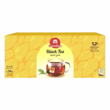 Carrefour 25 Black Tea Bags