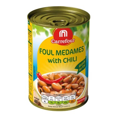 Carrefour Foul Medames Chili 400GR