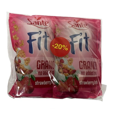 Sante Granola Cherry Strawberry 300GRX2
