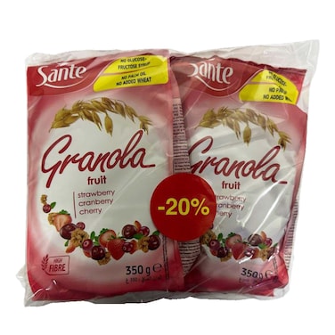 Sante Granola Fruit 350GR X2