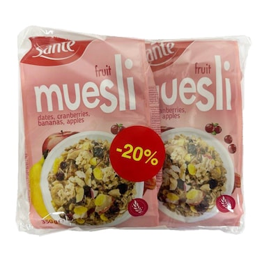 Sante Muesli Fruits 350GR X2