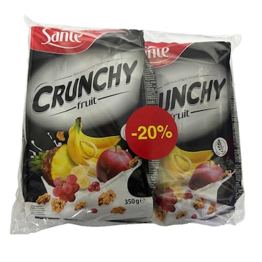 Sante Crunchy Fruit 350GR X2