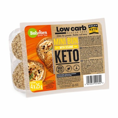 Balviten Gluten Free Low Carb Rolls With Sesame 100GR