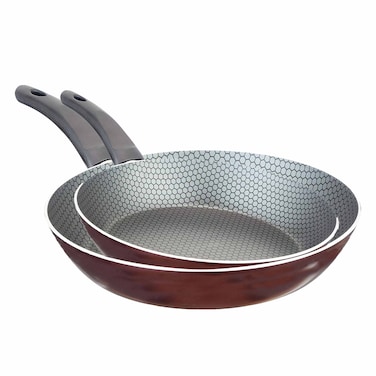 My Choice Fry Pan 2 Pieces 20CM -24CM Black
